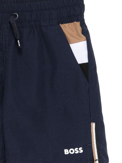 Costume Bicolore con Logo Laterale
