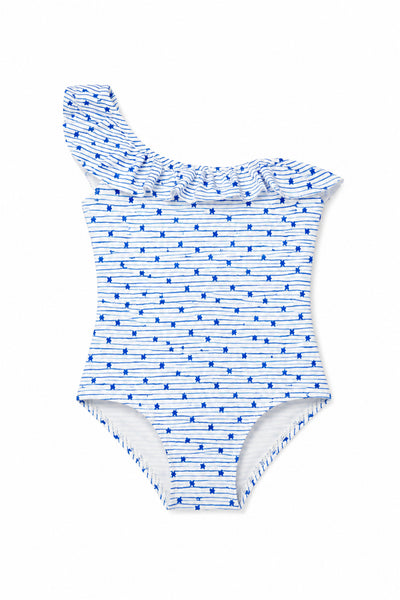 Keira one-piece swimsuit in blue