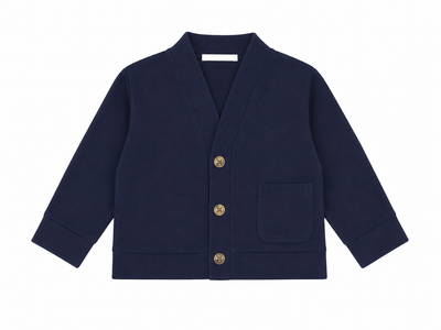 Blue Milano Knit Cardigan