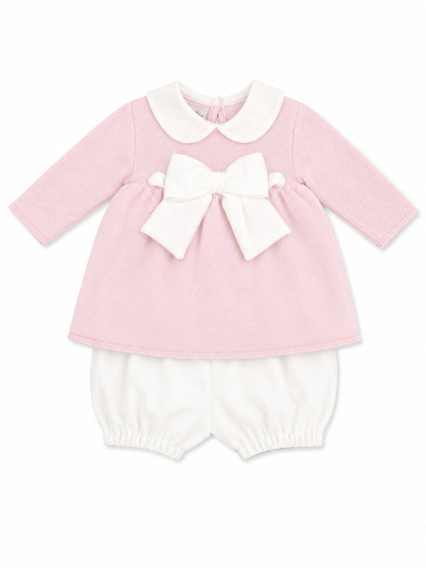 Completo petit fiocco velluto