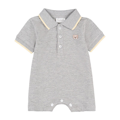Romper with teddy bear