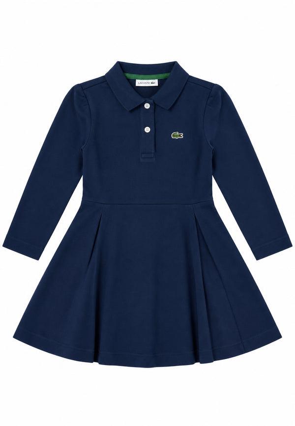 Abito blu sportivo con logo