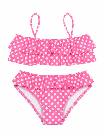 Noemi bandeau bikini with polka dots