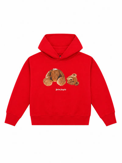Felpa teddy con cappuccio