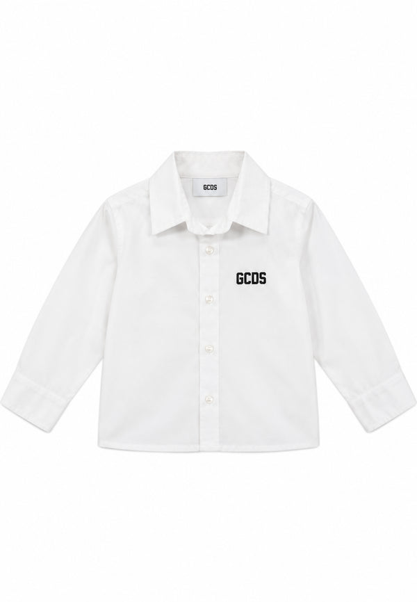 CAMICIA BASIC WHITE CON LOGO