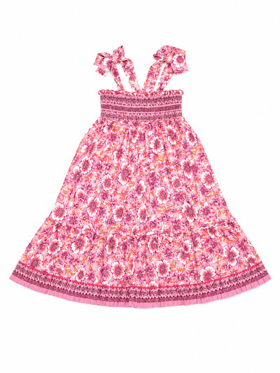 Floral swimsuit cover-up dress