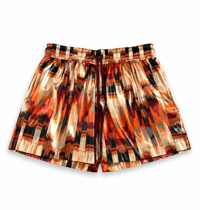 Patterned boxer swimwear