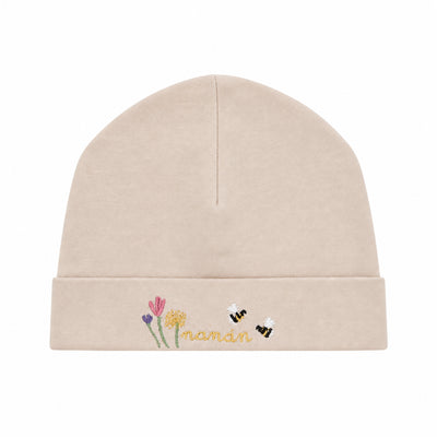 Cappello baby flowers