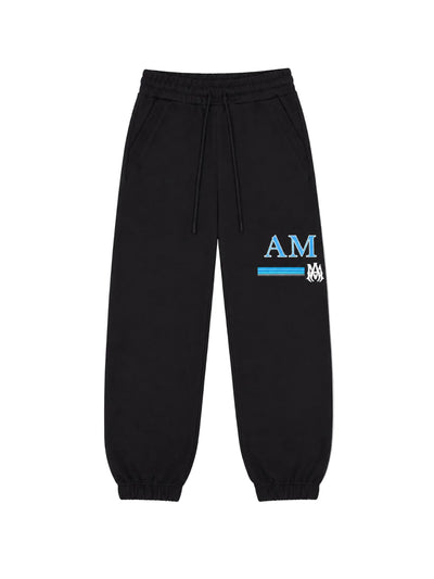 Amiri black logo tracksuit