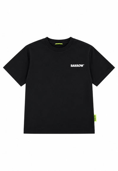 T-shirt over fit basic black graphic