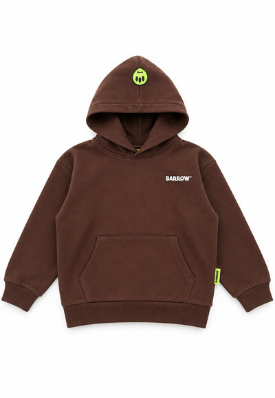 Felpa over hoodie brown