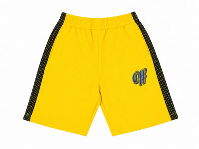Off-yellow Bermuda shorts