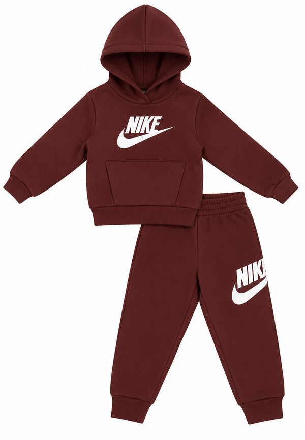 Completo baby fleece maxi logo brown